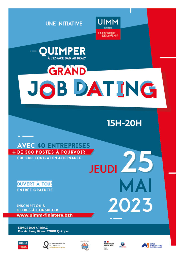 Affiche Job Dating - quimper